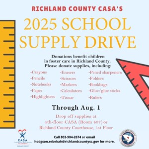 CASA school supply drive
